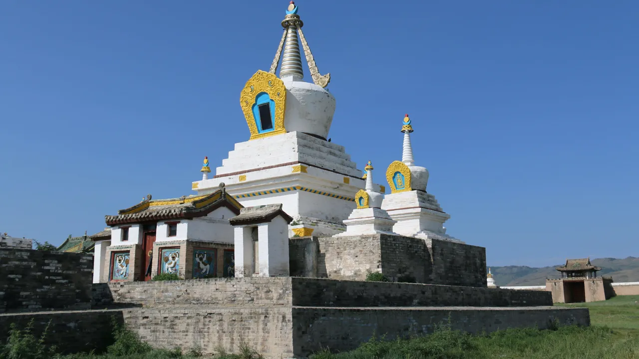 Stupa i Erdenezuu klosteret i Karakorum. Foto Anja Schmidt