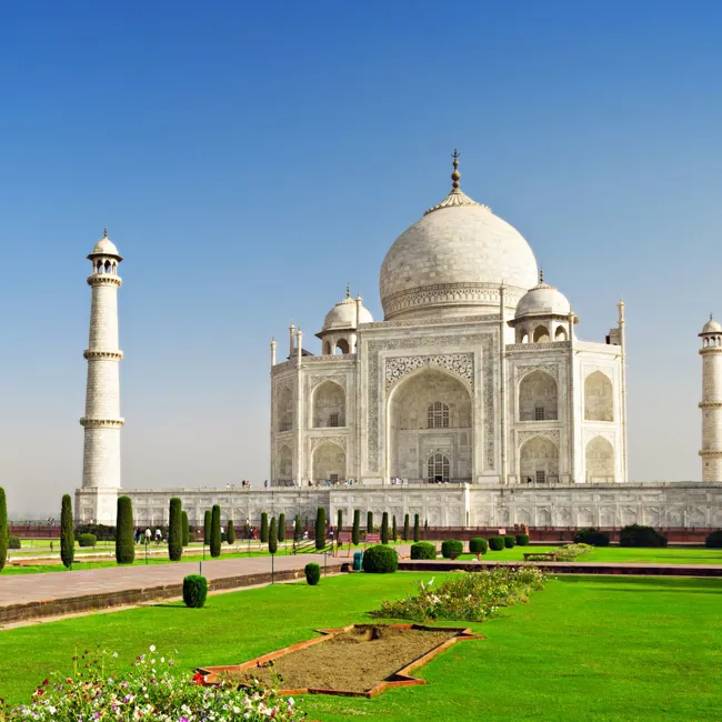 Taj Mahal er en kærlighedserklæring i sten. Foto Viktors Farmor