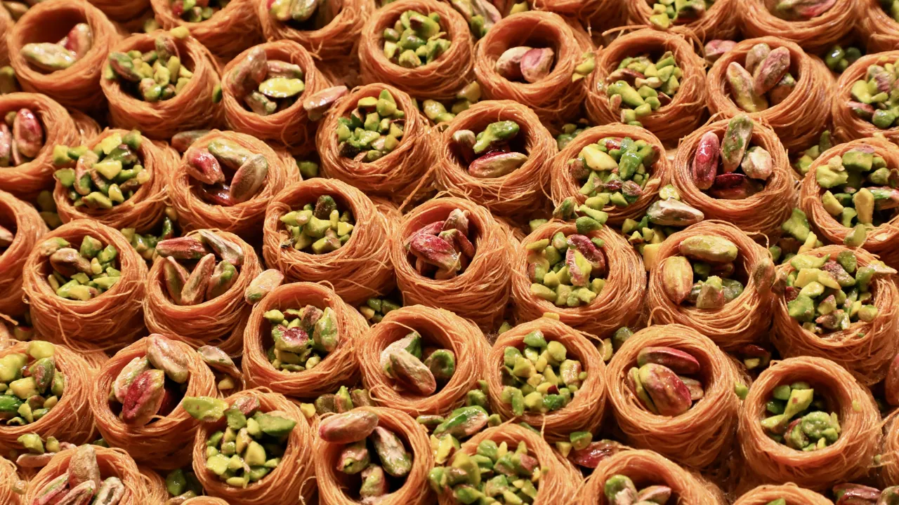 Små kager til salg i Den Egyptiske Bazar. Foto af Anders Stoustrup