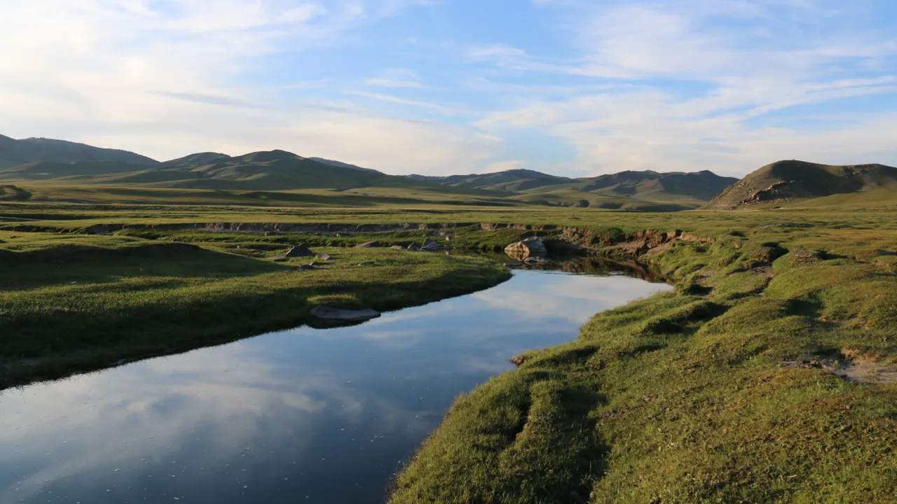 Den smukke natur i Mongoliet kan imponere de fleste. Foto Anja Schmidt