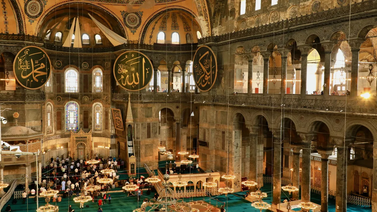 Hagia Sophia set indefra. Foto Anders Stoustrup