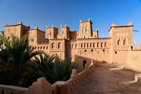 Kasbah Amridil er et pragteksemplar på Marokkos særlige kasbah arkitektur, som vi oplever på rejsen. Foto Anders Stoustrup