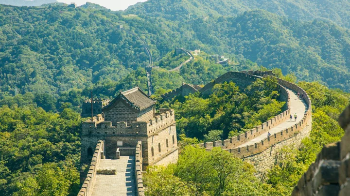 På vores rejser til Kina besøger vi den gamle kinesiske mur. Foto Viktors Farmor
