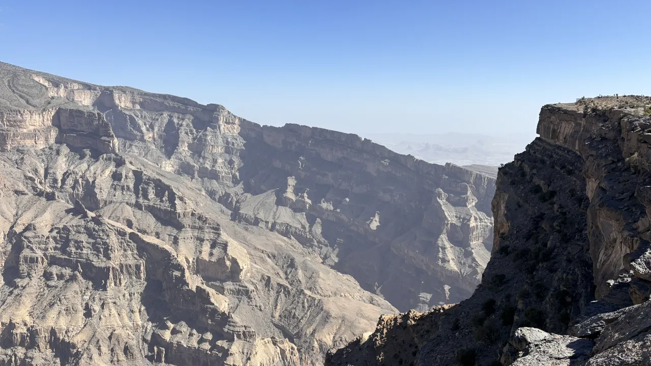 Jebel Shams det højeste punkt på vores rejse. Foto Ellen Brzost Lindby-Andersen