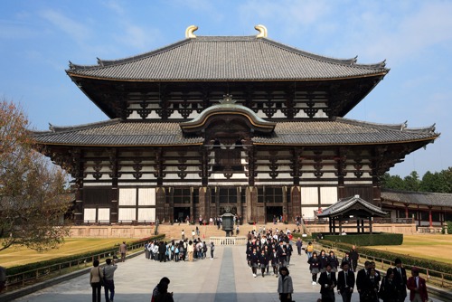 Todai-ji helligdommen i Nara er verdens største trætempel. Foto Anders Stoustrup