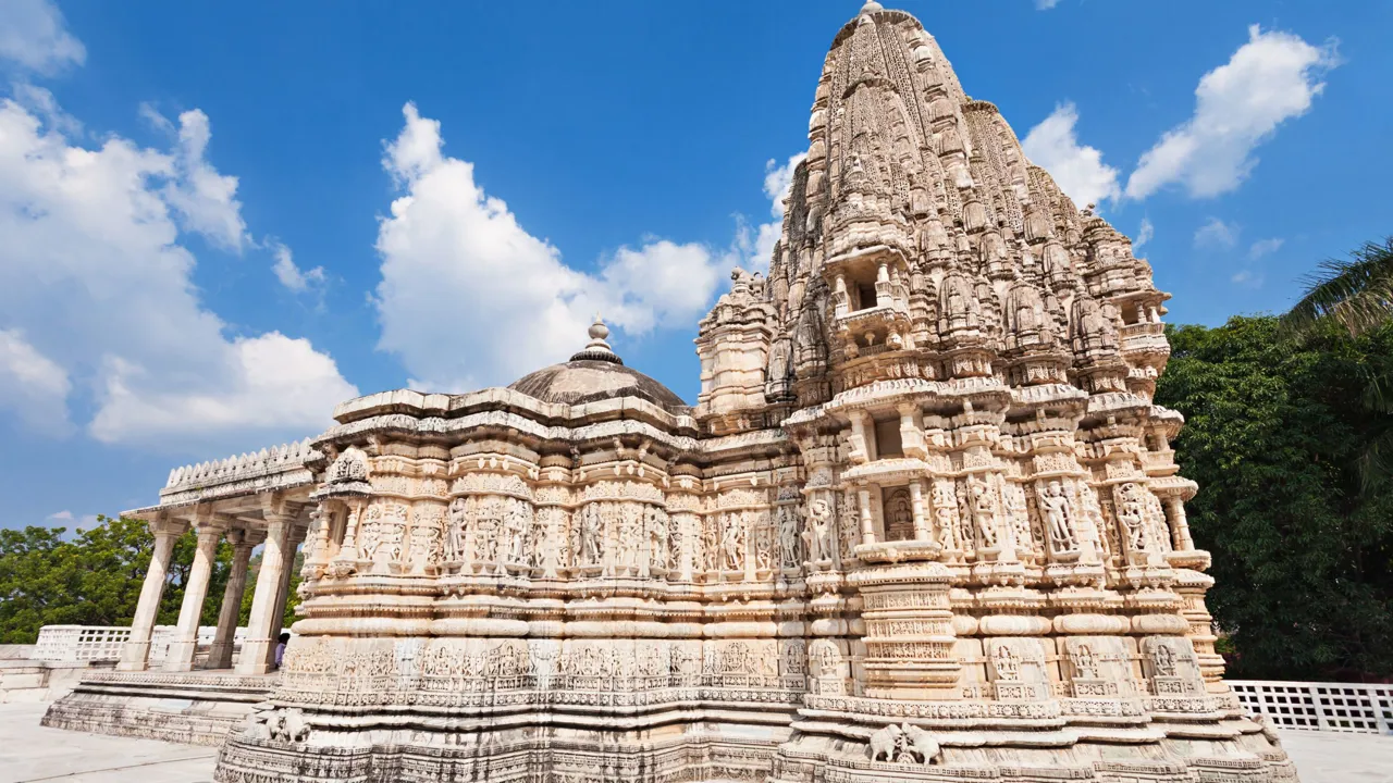 Jain-templerne i Ranakpur er et storslået syn. Foto Viktors Farmor